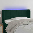 Vidaxl hoofdbord led 93x16x78 88 cm fluweel donkergroen