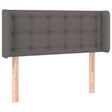 Vidaxl hoofdbord led 83x16x78 88 cm kunstleer grijs