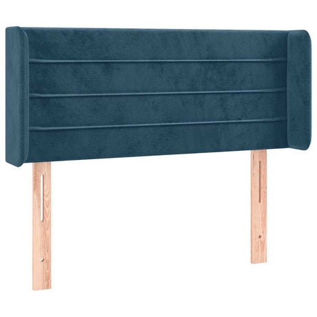 Vidaxl hoofdbord led 93x16x78 88 cm fluweel blauw