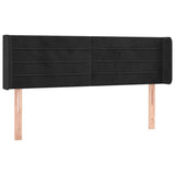Vidaxl hoofdbord led 147x16x78 88 cm fluweel zwart