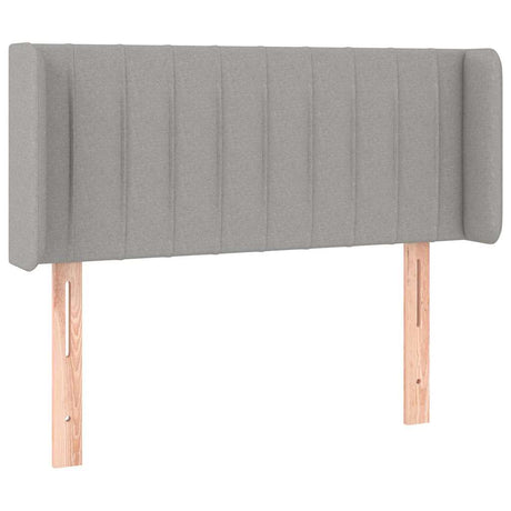 Vidaxl hoofdbord led 93x16x78 88 cm stof lichtgrijs