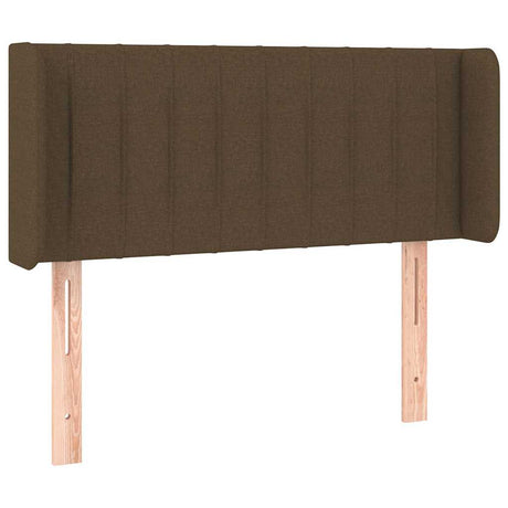Vidaxl hoofdbord led 103x16x78 88 cm stof donkerbruin