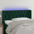 Vidaxl hoofdbord led 93x16x78 88 cm fluweel donkergroen