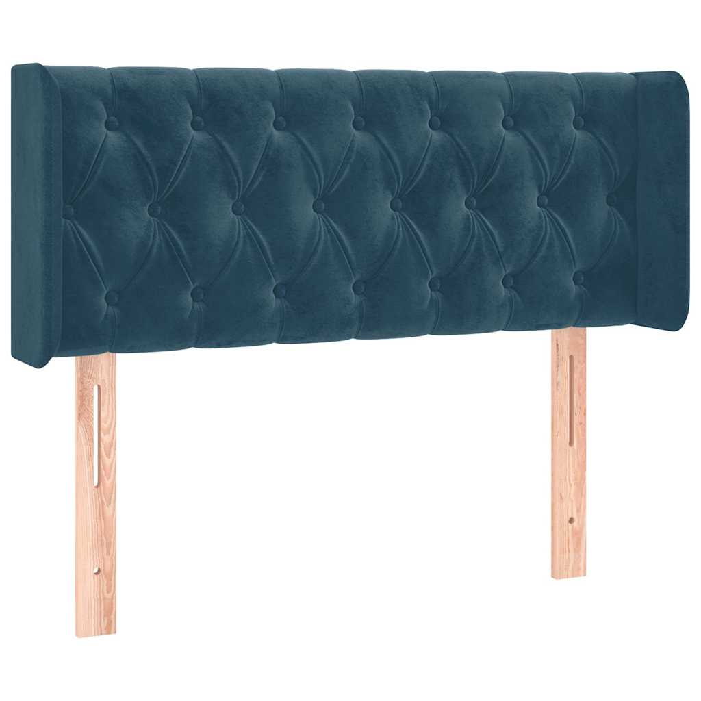 Vidaxl hoofdbord led 93x16x78 88 cm fluweel blauw