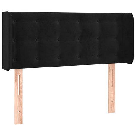 Vidaxl hoofdbord led 103x16x78 88 cm fluweel zwart