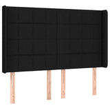 Vidaxl hoofdbord led 147x16x118 128 cm stof zwart
