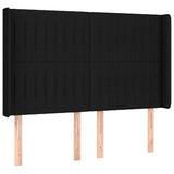 Vidaxl hoofdbord led 147x16x118 128 cm stof zwart