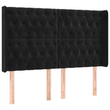 Vidaxl hoofdbord led 147x16x118 128 cm fluweel zwart