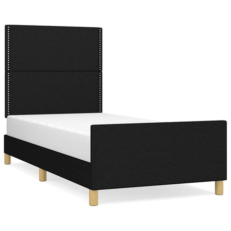 Vidaxl bedframe zonder matras 90x190 cm stof zwart