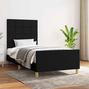 Vidaxl bedframe zonder matras 80x200 cm stof zwart