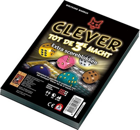 999games clever scoreblokken clever tot de 3e macht twee stuks