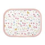 Mepal campus lunchbox flowers and butterflies roze wit