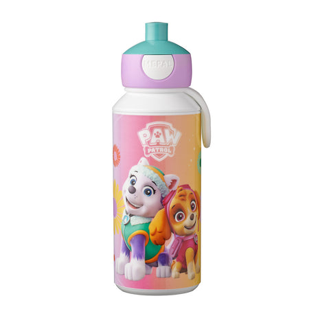 Mepal pop-up drinkfles campus - 400 ml - sluit goed af - drinkbeker voor kinderen - paw patrol girls
