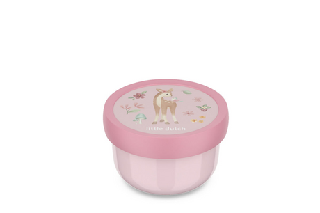 Mepal fruitbox campus little dutch - 300 ml - inclusief fruitvorkje - sluit goed af - snackdoosje - fairy garden
