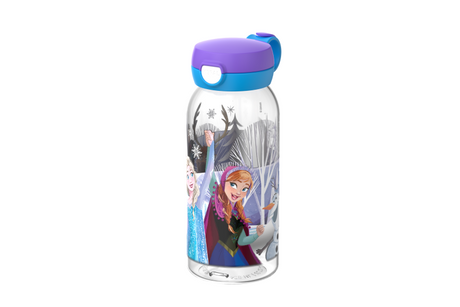 Mepal drinkfles met flipdop campus - 600 ml - waterfles kinderen - lekdicht - hygiënische deksel - frozen friends