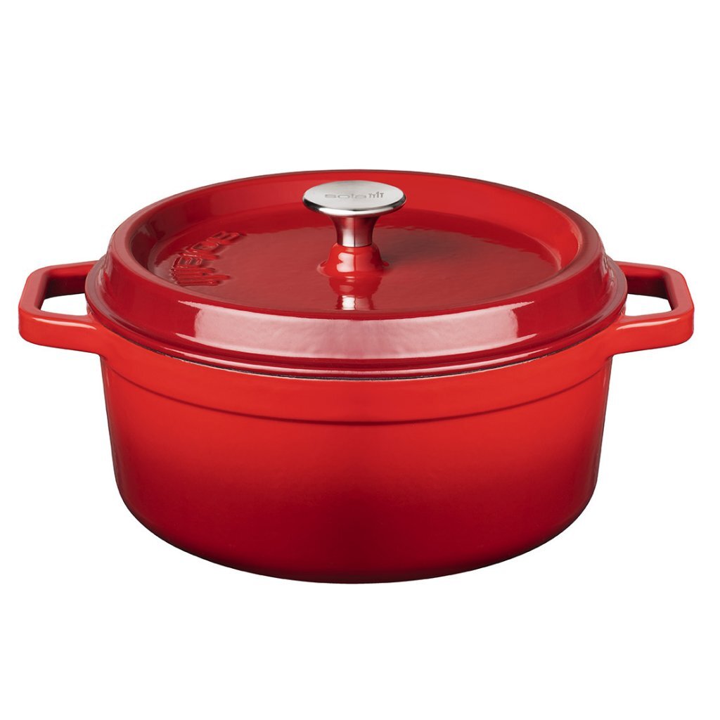 Sola Sola Gietijzeren Braadpan 20 cm Rood Oranje