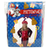 Sinterklaas verkleedset pietenpak paars-roze 3-5 jaar