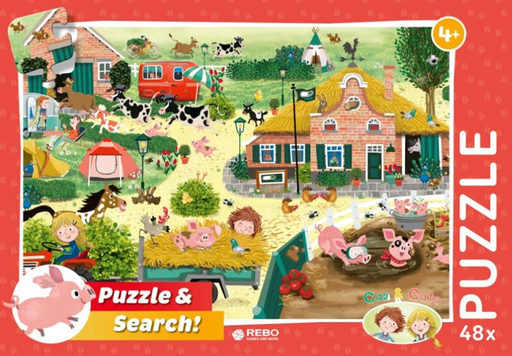 Rebo productions rebo puzzel 48 stukjes - cas cato boer