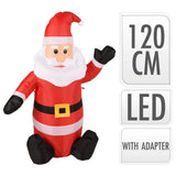 Atmosfære stemmer Santa oppblåsbar LED 120 cm