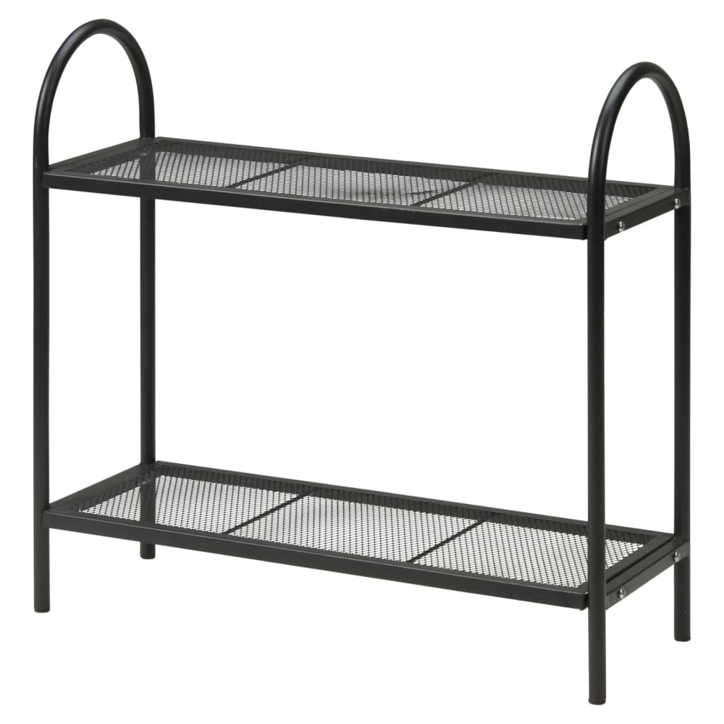 PROGARDEN PROGARDEN Plant Stand con malla 60x22x58 cm negro