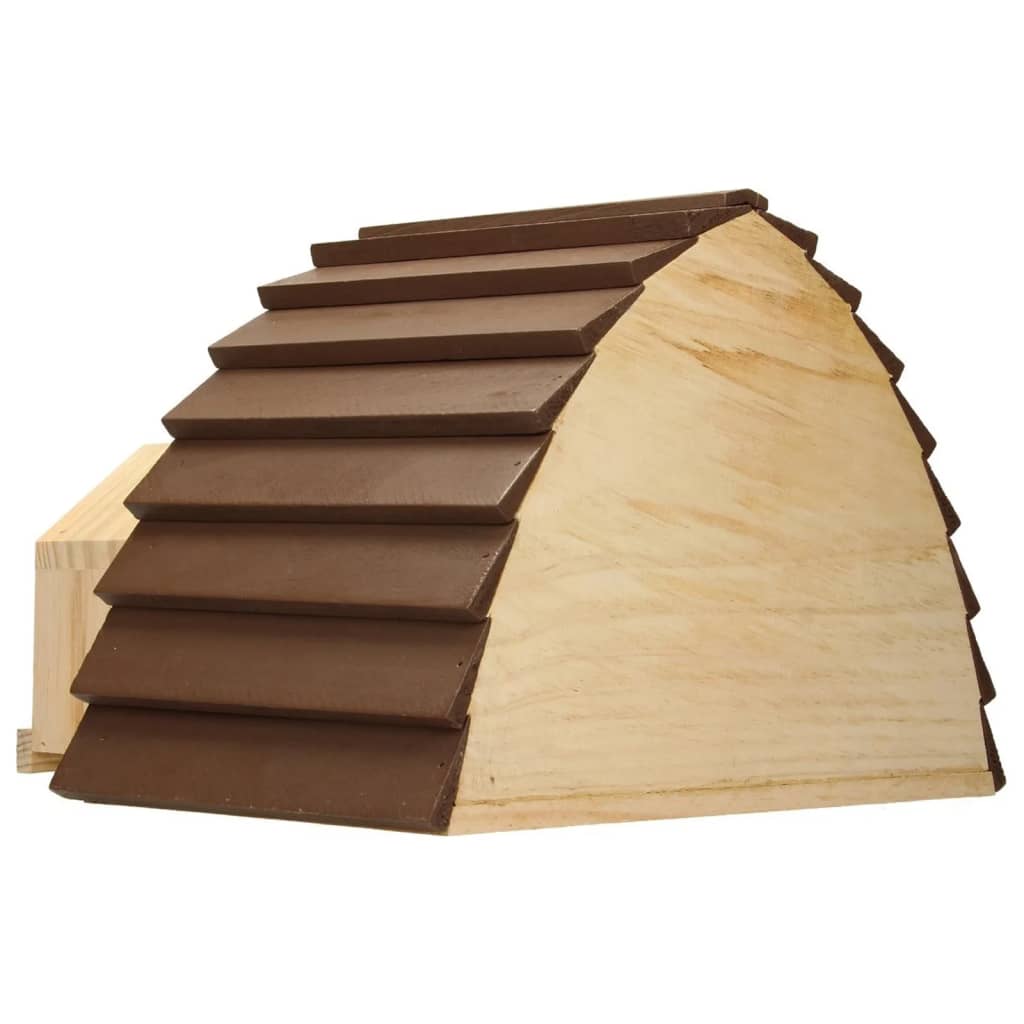 Progarden progarden hedgehog house 34.5x20x23.5 cm de madera con corteza de árbol