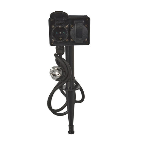 Fx control tuinstekkerdoos met timer zwart