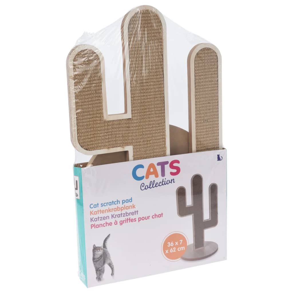 Pets Collection Pets Collection Cat Scratching Pole Cactus 35x34.5x62 cm Naturel