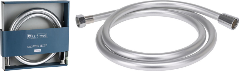 Doucheslang pvc 150cm - mat zilver