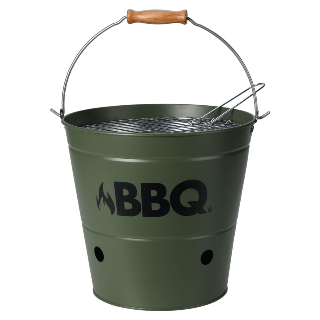 Progarden Progarden Barbecue Bucket BBQ 26 cm Olive Green