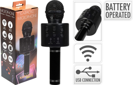 Oplaadbare microfoon met usb aansluiting