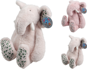 Pluche olifant 38cm assorti kleur