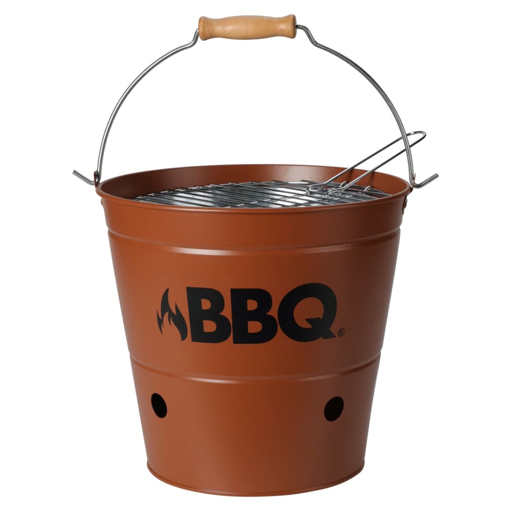 Prograrden Progarden Barbecue Bucket BBQ 26 cm donkel orange