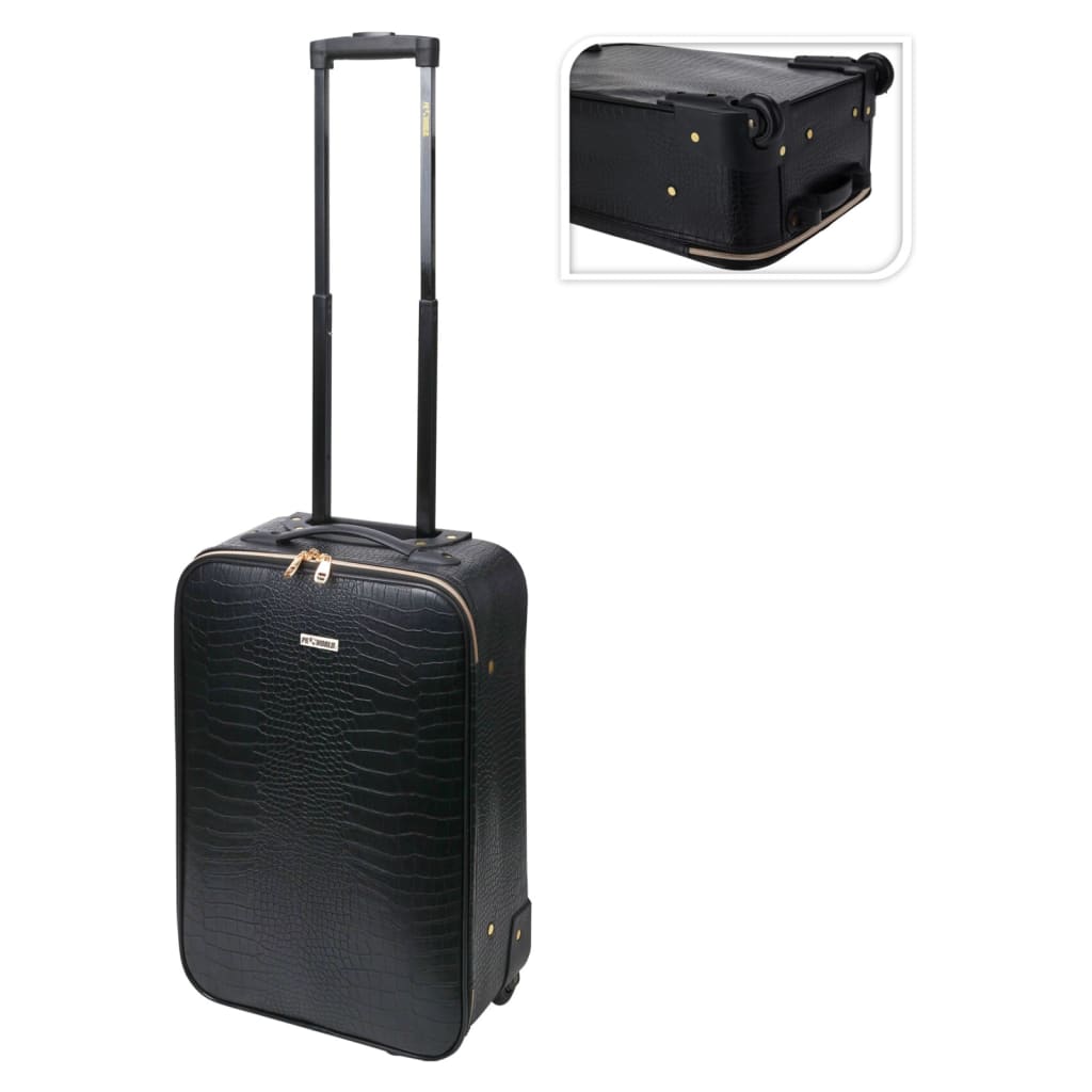 Proworld Proworld suitcase Kroko design 28 L Black