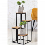 Styling Home Styling Plant Standard con 4 assi naturali e neri