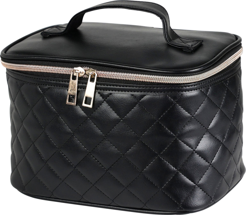 Ty beau tas leder look ruit - zwart