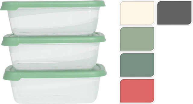 Voorraaddoos set 3-delig - 600ml