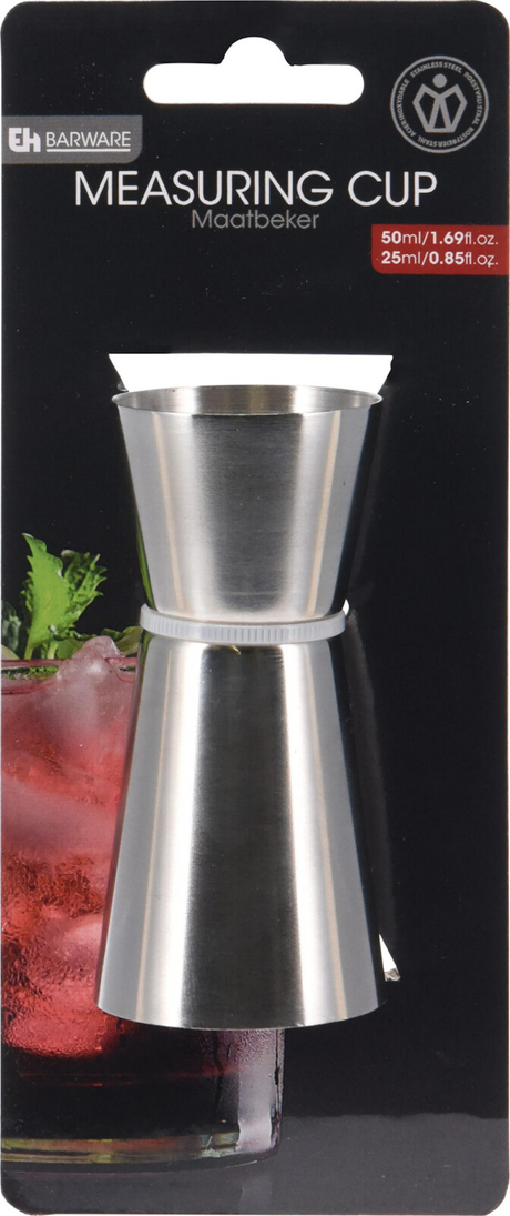 Barware rvs maatbeker 50 25ml