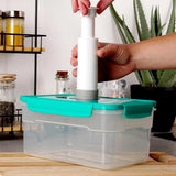Excellent houseware vacu uuml;m vershouddoos 2,3l groen transparant