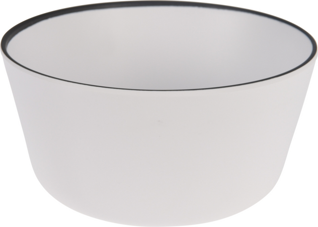 Melamine servies w b schaal 250ml