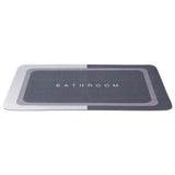 Bathroom solutions badkamermat 79.5x49.5 cm grijs