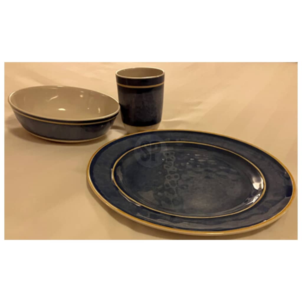 Redcliffs 12-delna storitev kampiranja Melamine Blue