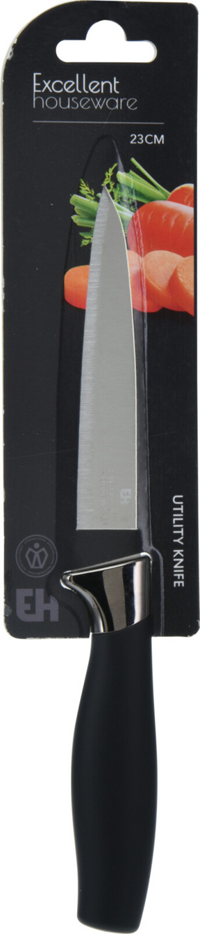 Excellent houseware eh black grip keukenmes 23cm