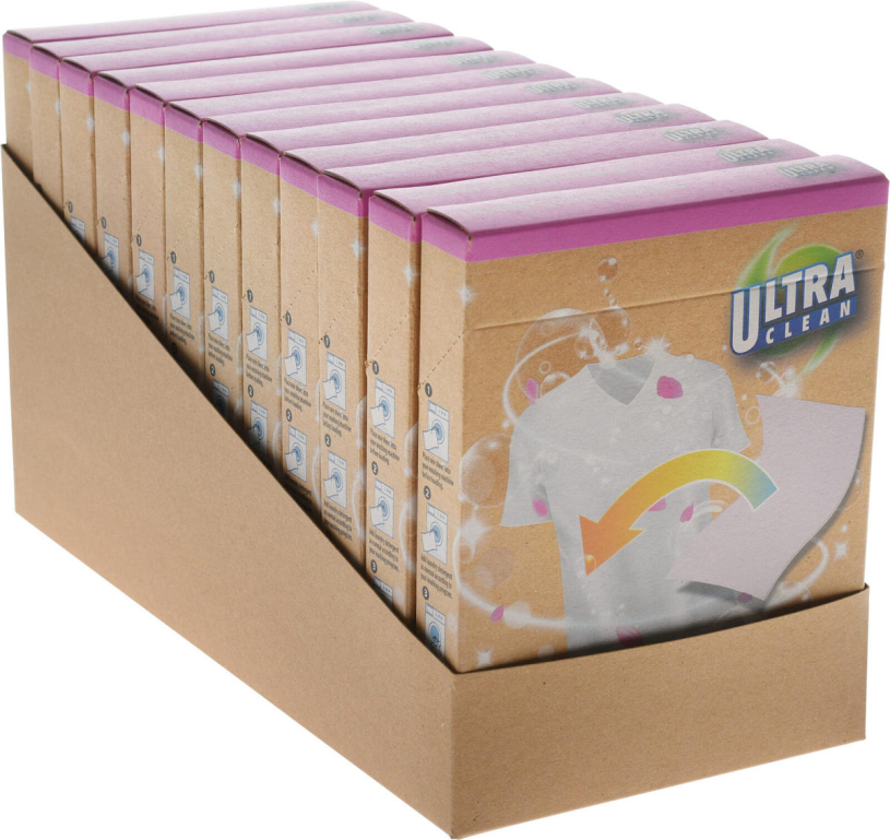 Ultra clean wasverzachter doekjes 10 stuks