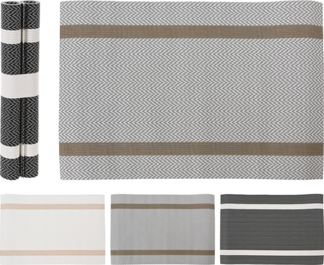 Placmat 30x45cm assorti set 2 stuks