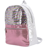 Basic Rucksack Erfolg Pink Silver