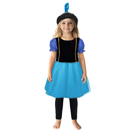 Overige merken pietenjurk 98-104 paars blauw