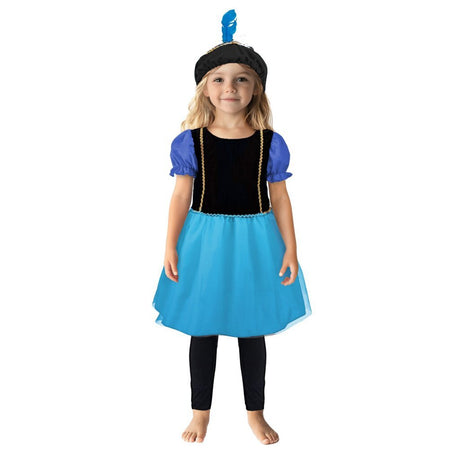 Overige merken pietenjurk 110-116 paars blauw