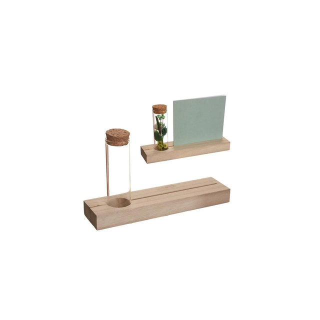 Ideas 4 seasons hout bedankje met buis 20x5x2cm