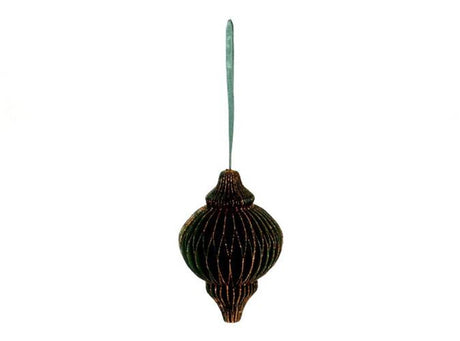 Hbx natural living deco hanger bal foldy karton 15cm groen
