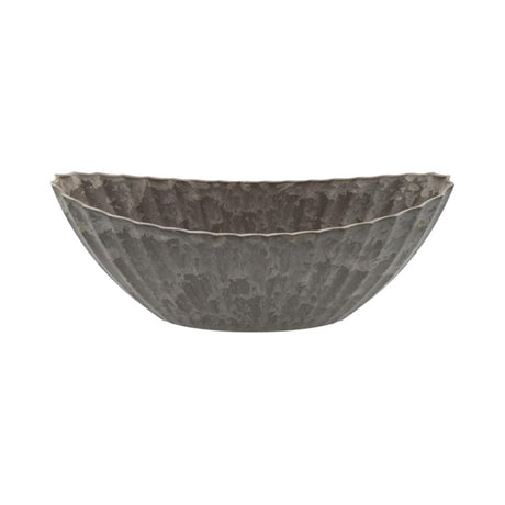 Hbx natural living bloempot melamine ribble 36x15x14cm